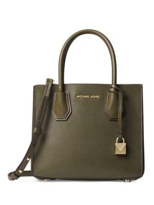 Michael Michael Kors Medium Mercer Accordion Leather Crossbody Bag