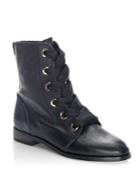 Kate Spade New York Raquel Leather Lace-up Boots