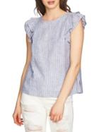 1.state May Ruffled Striped Top