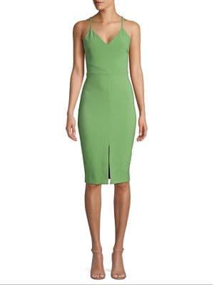 Likely Brookyn Slit Sheath Dress