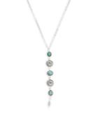 Design Lab Lord & Taylor Linear Disc Y-necklace