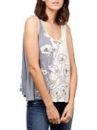 Lucky Brand Loose-fit Floral Tank