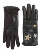 Lord & Taylor Applique Star Gloves