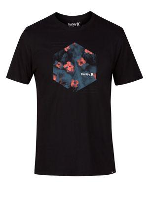 Hurley Watercolor Graphic Cotton Tee