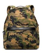 Michael Kors Bonded Canvas Camouflage Backpack