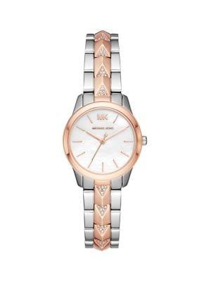 Michael Kors Runway Mercer Two-tone Stainless Steel Watch