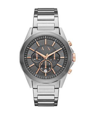 Armani Exchange Drexler Stainless Steel Bracelet Watch