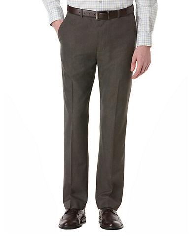 Perry Ellis Big And Tall Twill Striped Suit Pants