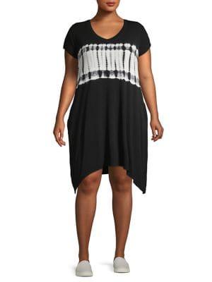 Marc New York Performance Plus Tidy Sharkbite T-shirt Dress