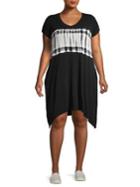 Marc New York Performance Plus Tidy Sharkbite T-shirt Dress