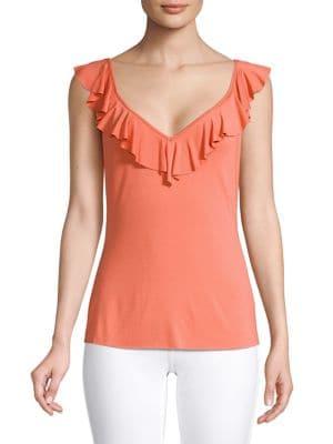 Bailey 44 Sleeveless Ruffle Top