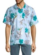 Tommy Bahama Classic-fit Rialto Floral Silk Camp Shirt