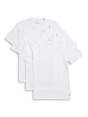 Tommy Hilfiger Three-pack Cotton Crewneck Tee