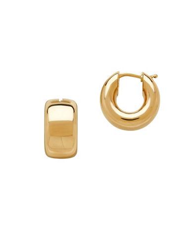 Lord & Taylor 14k Italian Gold Hoop Earrings- 0.68in