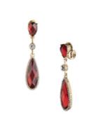 Anne Klein Comfort Clip-on Teardrop Earrings