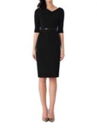 Black Halo Jackie O Three-quarter Sleeve Dress