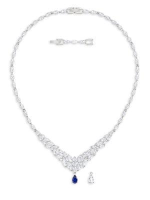Louison Rhodium-plated And Swarovski Crystal Statement Necklace