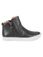 Gentle Souls Carter Zipper Leather High-sneakers