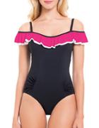 Profile By Gottex Gala One-piece Cold-shoulder Swimsuit