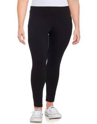 B Collection By Bobeau Plus Solid Knit Pants