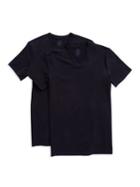 Calvin Klein 2-pack Classic-fit Cotton Stretch V-neck Tees