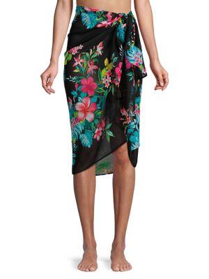 Tommy Bahama Fleur De Floral Pareo Sarong