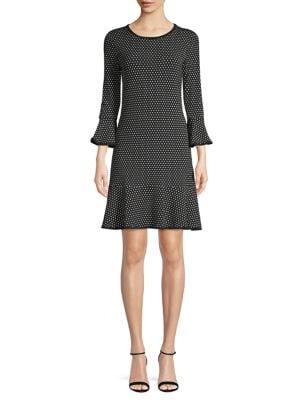 Michael Michael Kors Polka Dot Mini Shift Dress