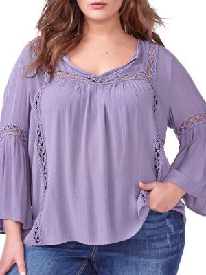 Addition Elle Love And Legend Plus Love And Legend Crinkle Blouse