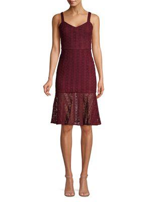 Cooper St Drop-waist Lace Dress