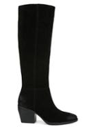 Naturalizer Fae Wide Calf Leather Slouch Boots