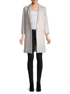 Imnyc Isaac Mizrahi Jacquard Knit Jacket