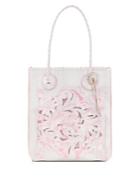 Patricia Nash Floral-embossed Leather Tote