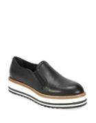 Summit By White Mountain Braxton Si0288 Leather Platform Loafers
