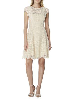 Tahari Arthur S. Levine Lace Fit-&-flare Dress