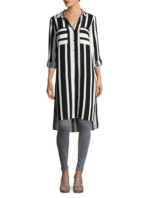 Jones New York Striped Long Tunic