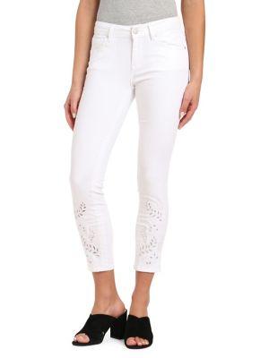 Mavi Adriana Deco Mid-rise Ankle Jeans