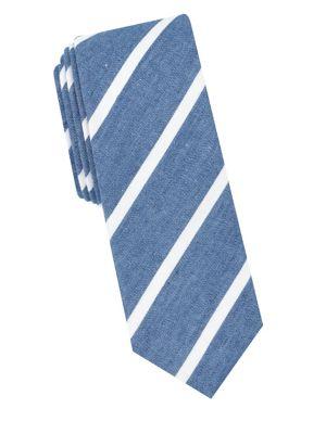 Penguin Adriano Striped Cotton Tie