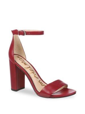 Sam Edelman Yaro Block-heel Leather Sandals