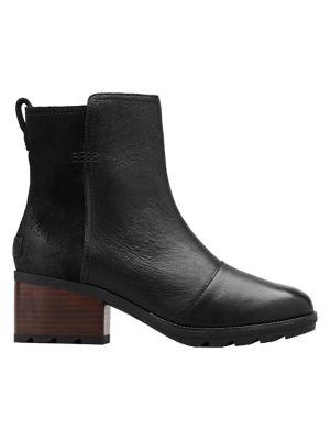 Sorel Cate Waterproof Leather Booties