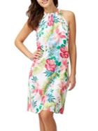 Tommy Bahama Lava Actually Linen Blend Halter Dress