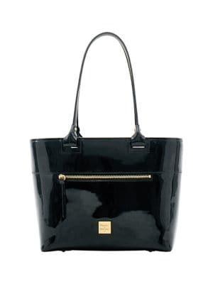 Dooney & Bourke Beacon Patent Leather Zip Tote