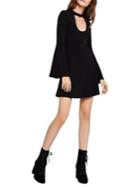 Bcbgeneration Bell-sleeve Cut-out Cocktail Dress