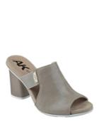 Anne Klein Paige Leather Dress Mules