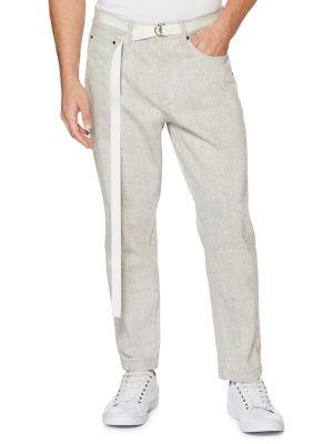 Perry Ellis Regular-fit Belted Jeans