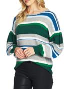 Cece Striped Jersey Sweater