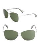Ralph Lauren 58mm Tinted Square Aviators Sunglasses