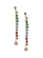 Swarovski Crystal-embellished Drop Earrings