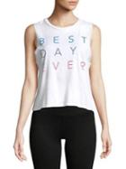 Blanc Noir Best Day Ever Cropped Top