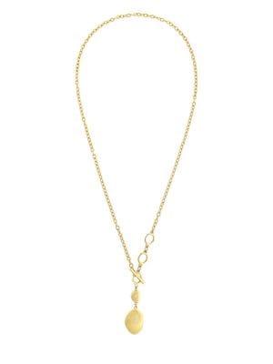 Cole Haan River Rocks Stone Toggle Pendant Necklace