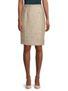 Calvin Klein Tweed Straight Skirt